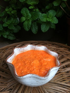 Romesco sauce--photo copyright Anne Underwood Enslow