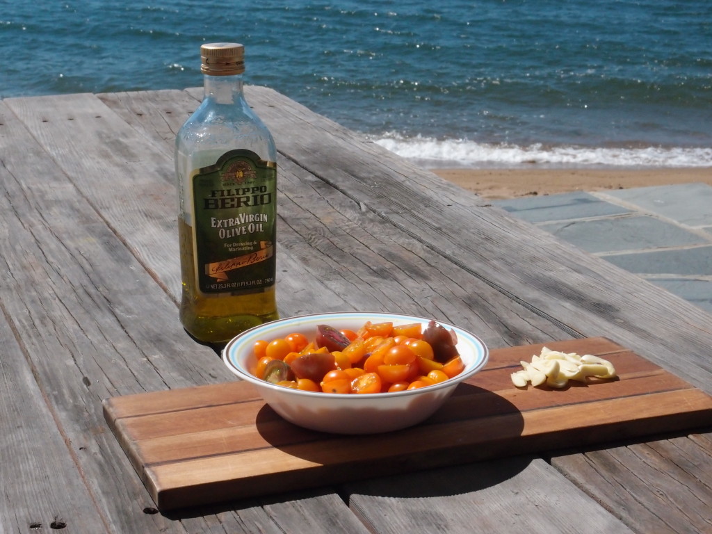 The beginnings of a great dish--photo copyright Anne Underwood Enslow