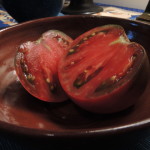 Anne's tomatoes--photo copyright Anne Underwood Enslow