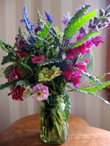 My arrangement from the back--photo copyright Anne Underwood Enslow