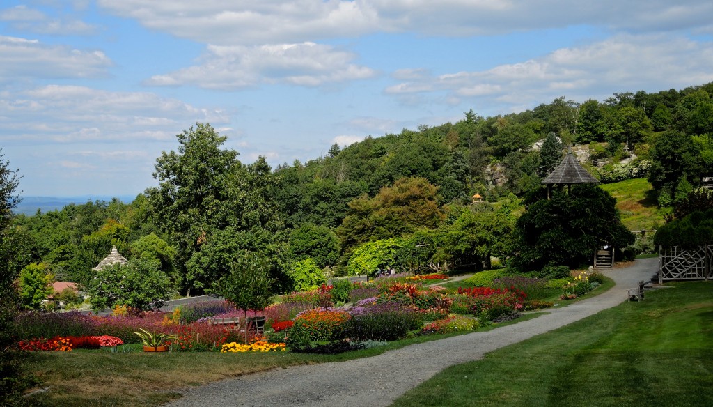 Gardens at Mohonk--photo copyright Anne Underwood Enslow