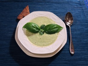 Zucchini soup--photo copyright Anne Underwood Enslow