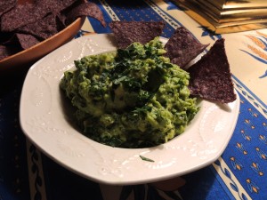 Kale guacamole--photo copyright Anne Underwood Enslow