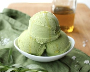 tarragon ice cream--photo from Bojon Gourmet